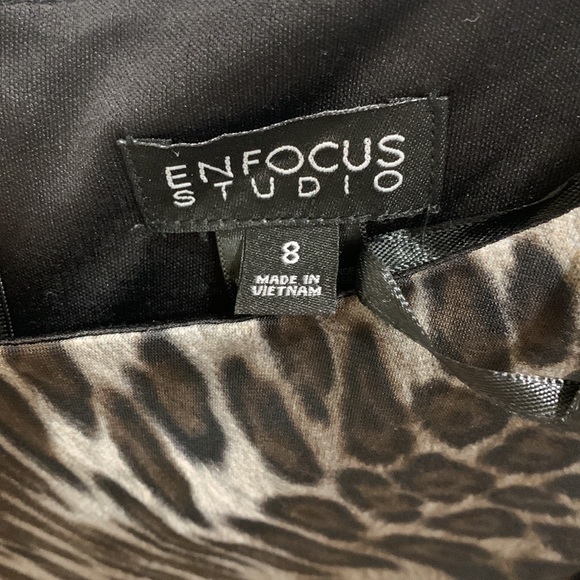 Enfocus Studio Animal print jumpsuit. - Picture 4 of 4